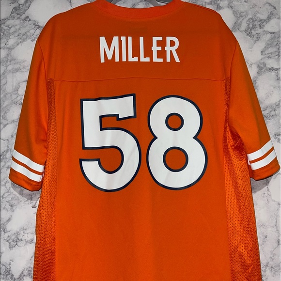 Von Miller Denver Broncos Brand New Mens L NFL Orange Jersey - Picture 8 of 12